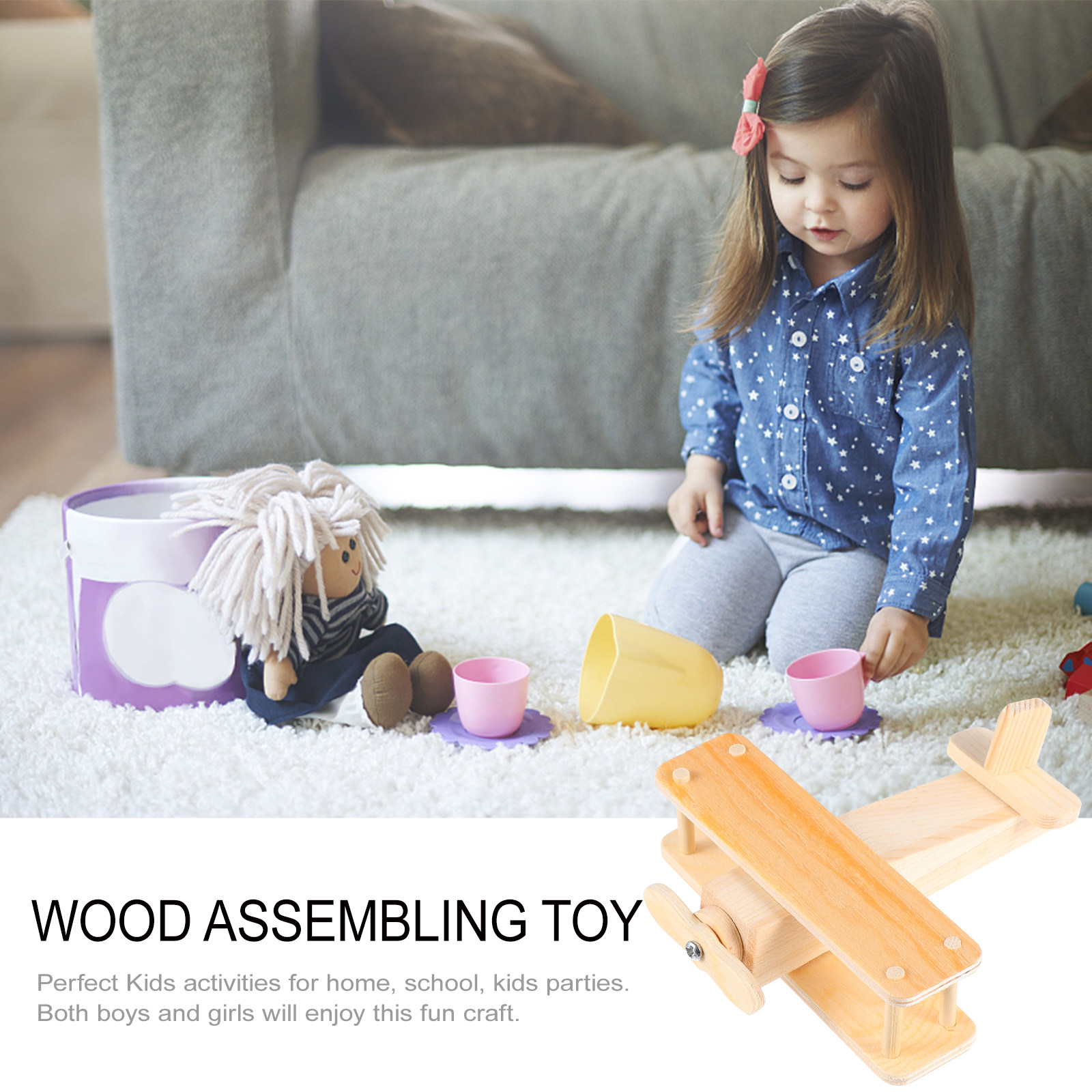 Wooden Glider DIY Assembly Kit - Kids Education Activities 评论和价格